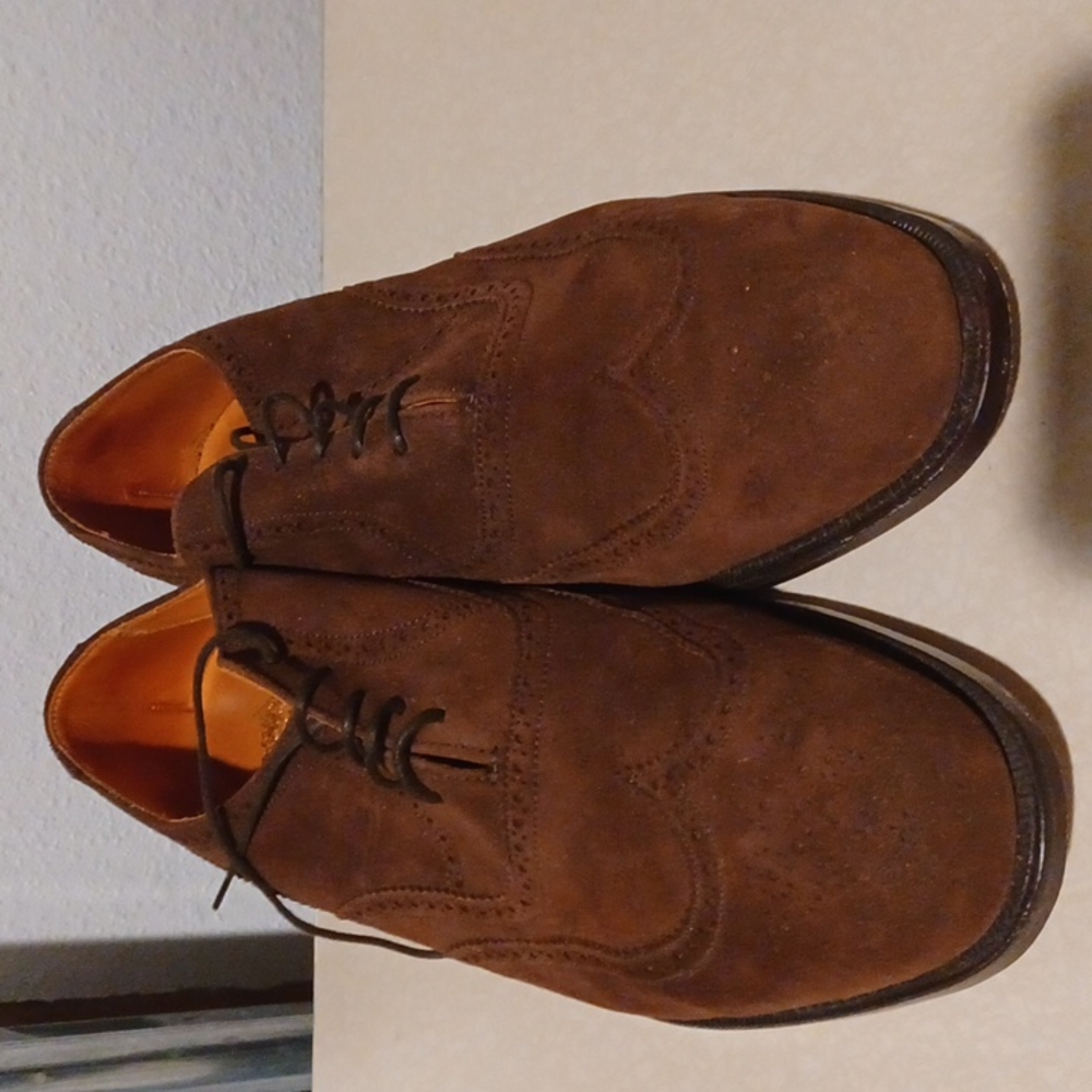 Grenson Footmasters Handmade Suede Shoes